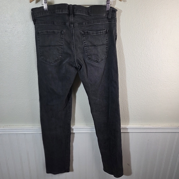 Men’s Lucky Brand 110 Slim Fit Burnout Black Denim Jeans Size W33 L32 - Picture 4 of 14